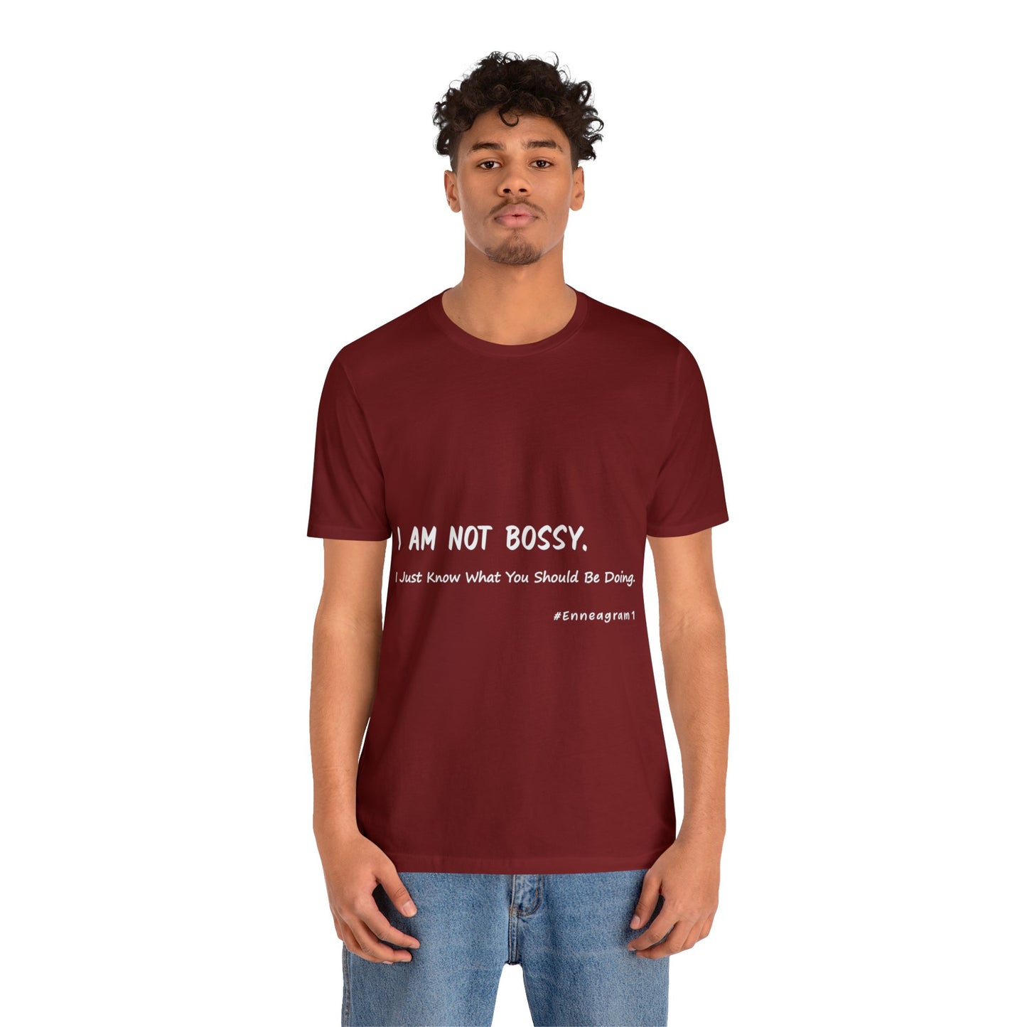 Enneagram Type 1 T-Shirt. I Am Not Bossy. I Just Know What You Should Be Doing. Funny Enneagram T-shirts. Enneagram Gift.