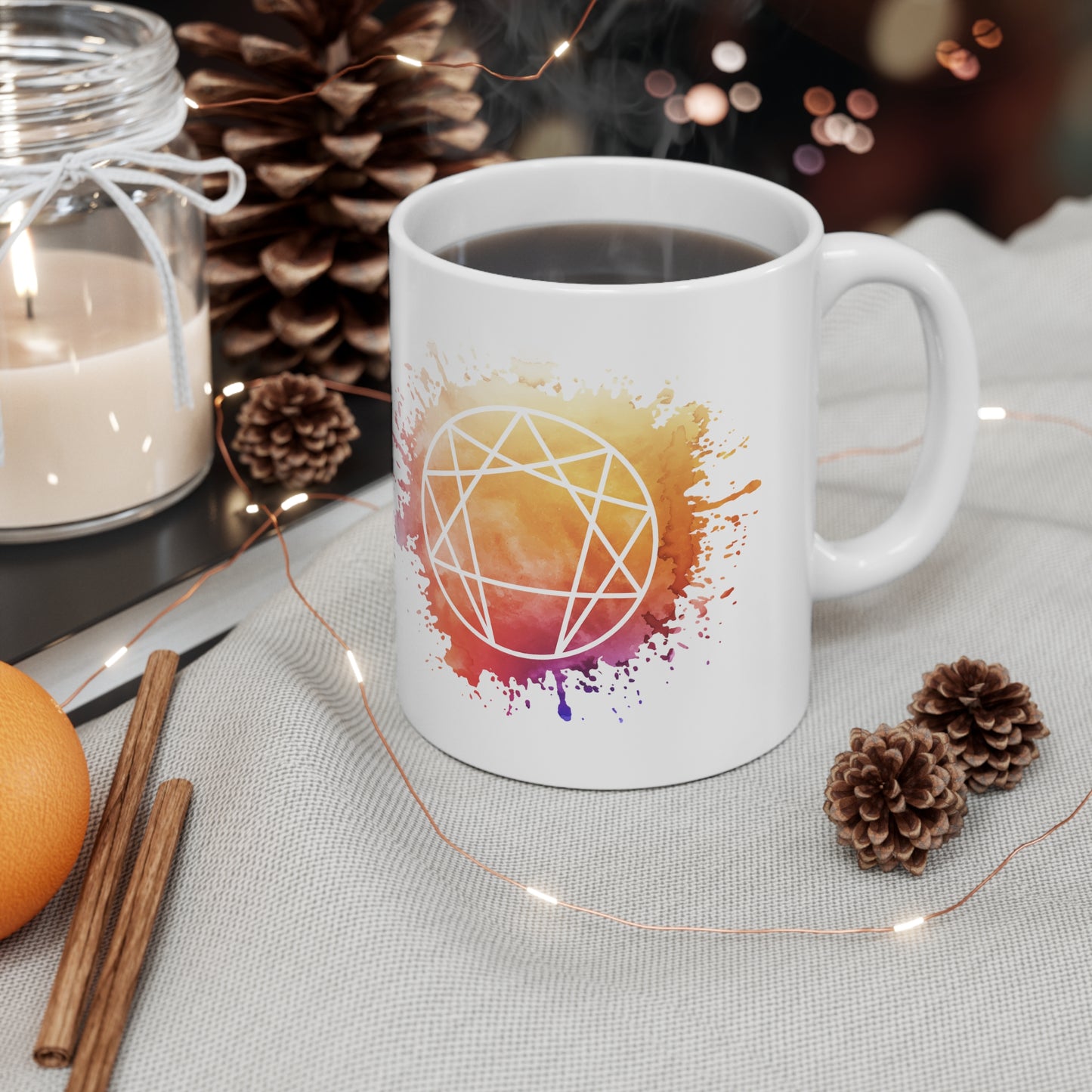 Enneagram Ceramic Mug 11oz