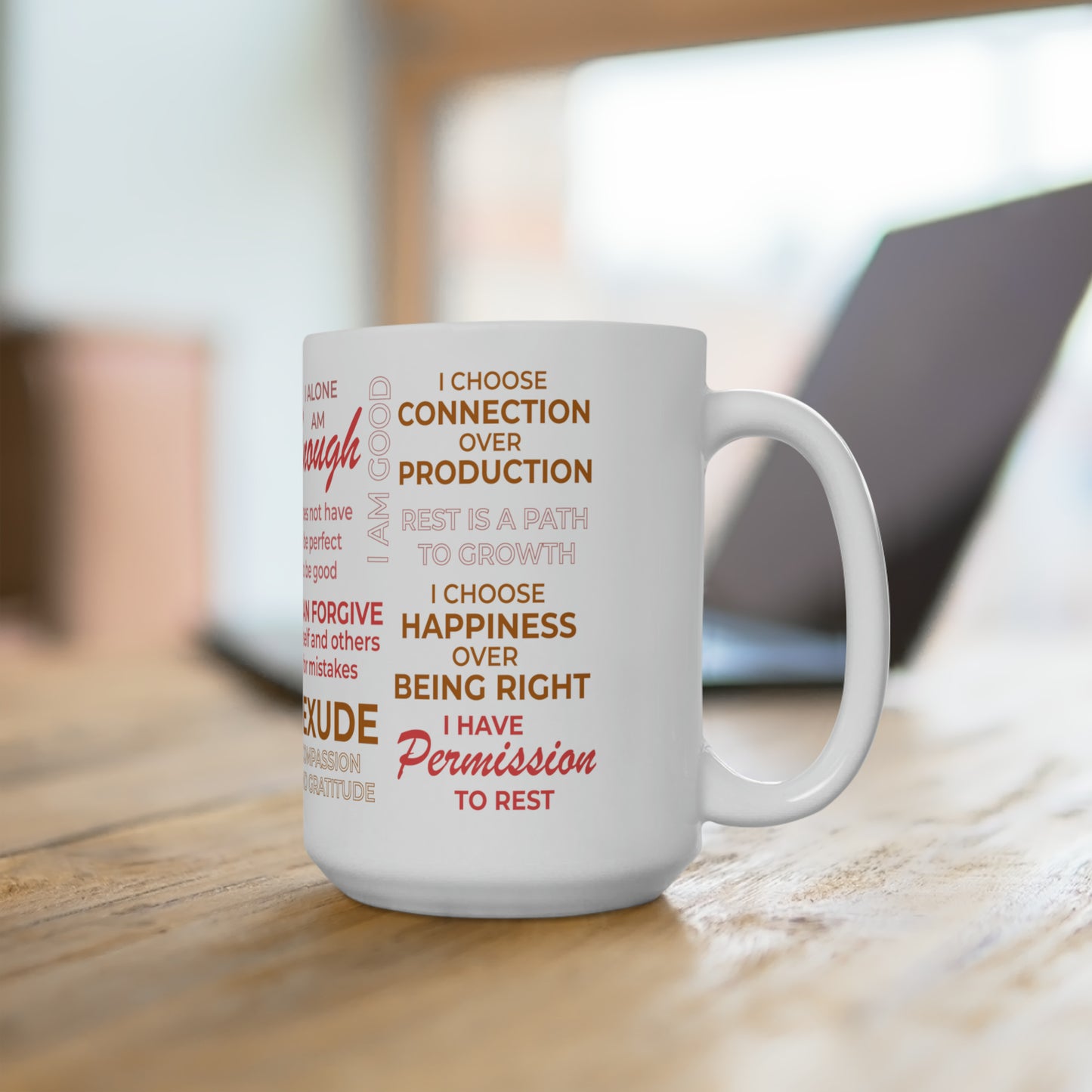 Enneagram Type 1 Ceramic Mug 15oz