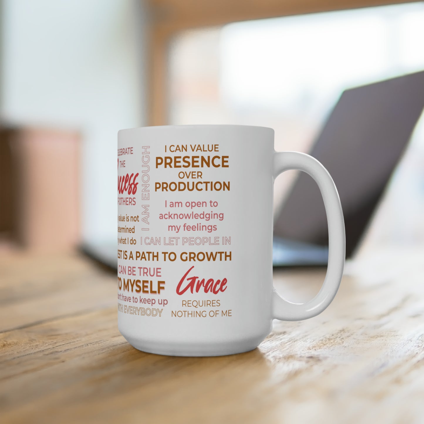 Enneagram Type 3 Ceramic Mug 15oz