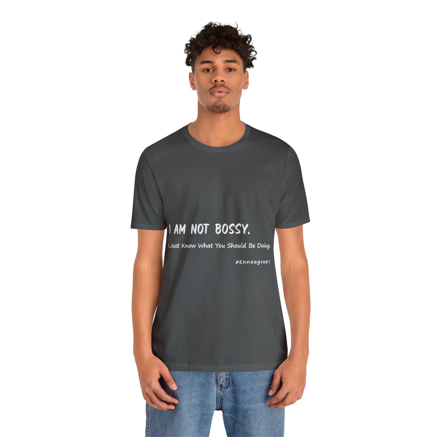 Enneagram Type 1 T-Shirt. I Am Not Bossy. I Just Know What You Should Be Doing. Funny Enneagram T-shirts. Enneagram Gift.