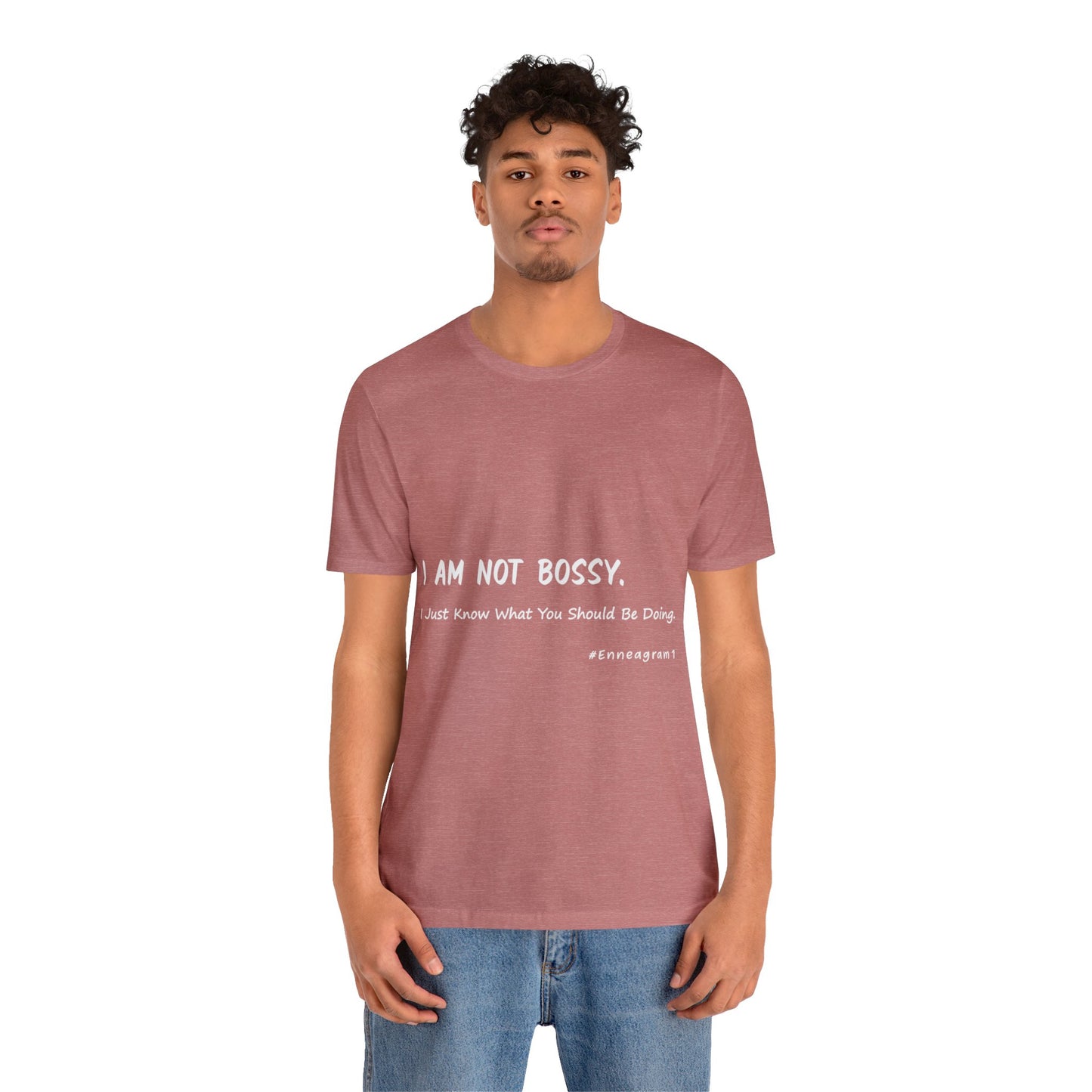 Enneagram Type 1 T-Shirt. I Am Not Bossy. I Just Know What You Should Be Doing. Funny Enneagram T-shirts. Enneagram Gift.