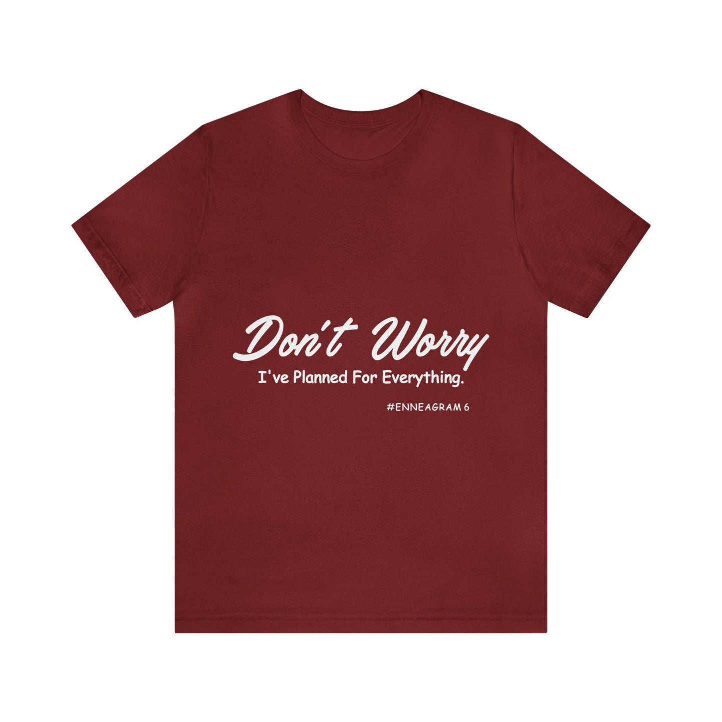 Enneagram Type 6 T-Shirt. I'm Pretty Cool But I Cry A Lot. Funny Enneagram T-shirts. Enneagram Gift.