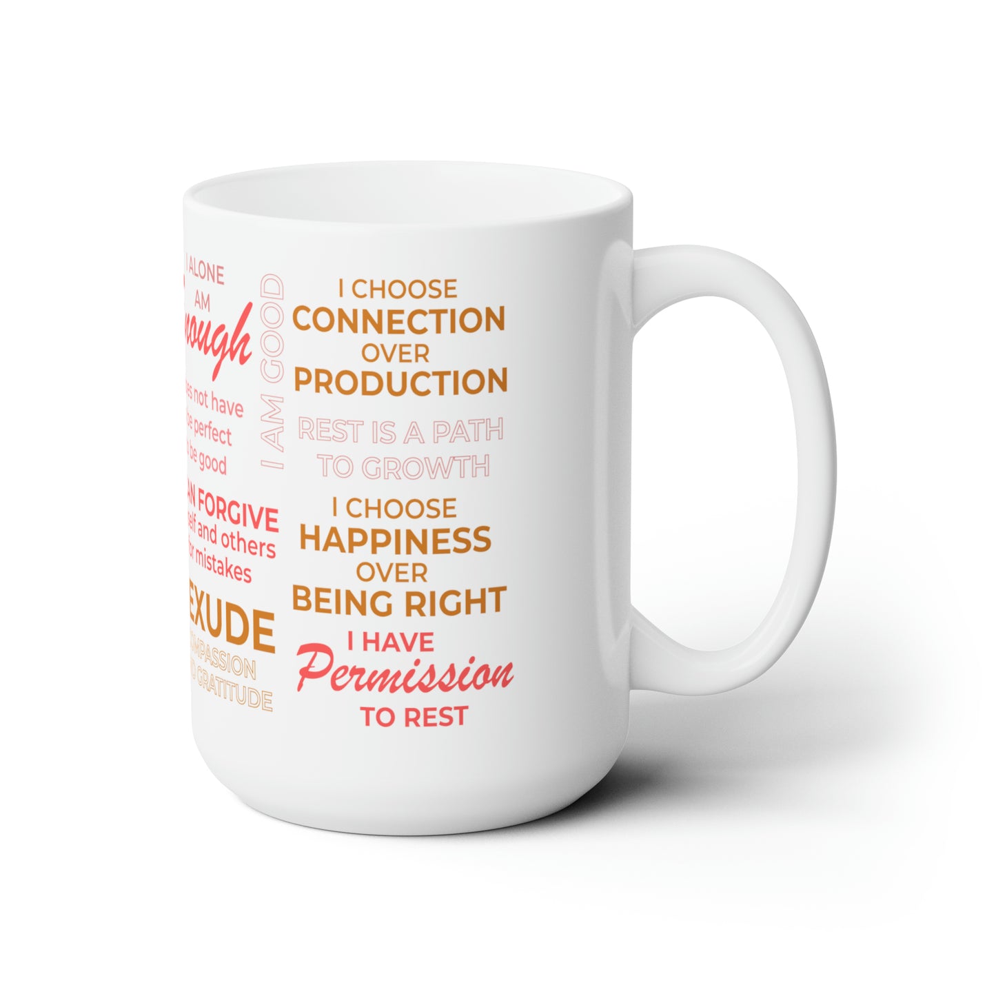 Enneagram Type 1 Ceramic Mug 15oz