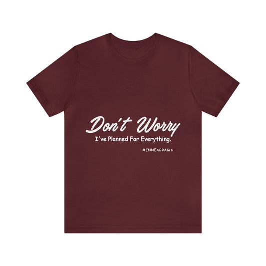 Enneagram Type 6 T-Shirt. I'm Pretty Cool But I Cry A Lot. Funny Enneagram T-shirts. Enneagram Gift.
